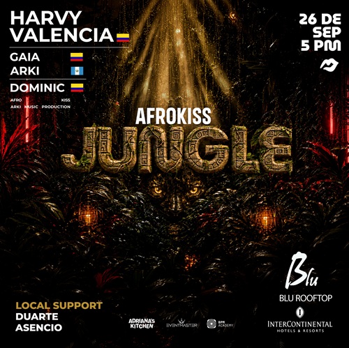 Afrokiss Jungle - Blu Rooftop Intercontinental